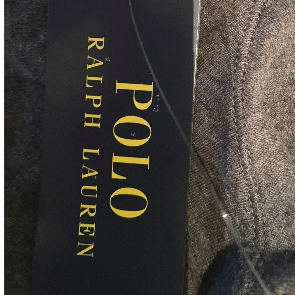 Polo Ralph Lauren Mens 2XLT Gray Jersey Knit Pullover Soft‎ Cotton Sweater NWT